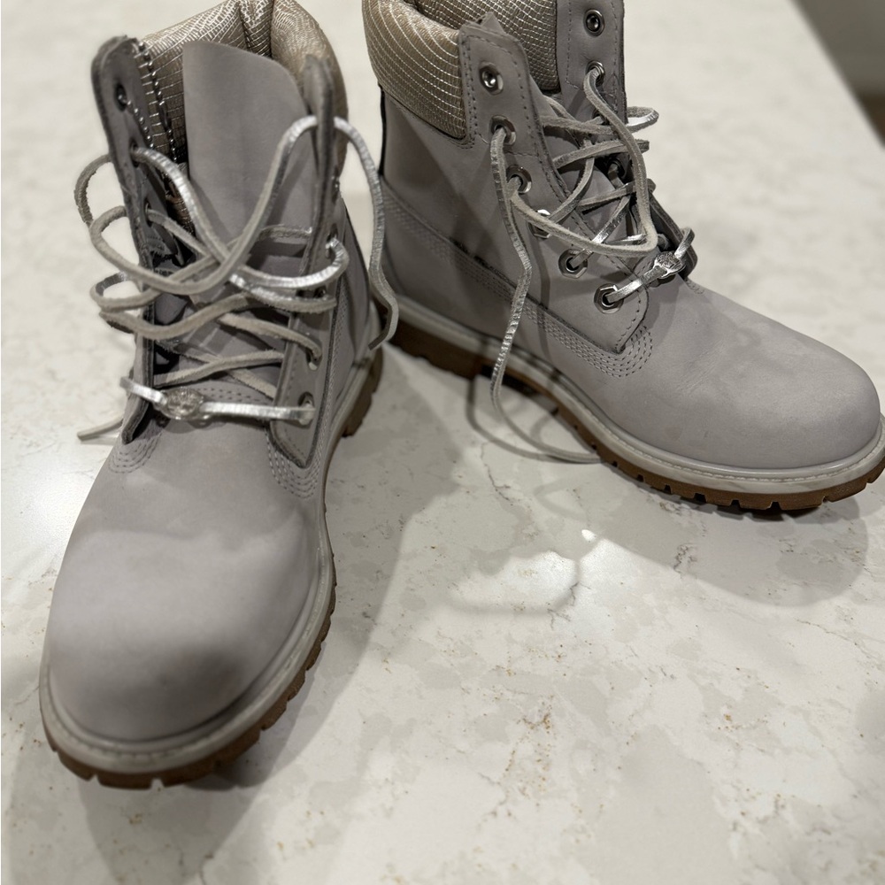 Timberland Light Gray Women's Boots